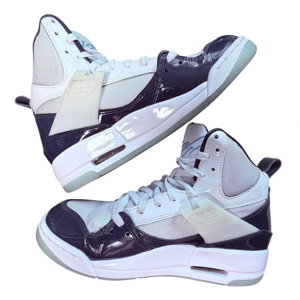 Air Jordan Flight 45 High Midnight Navy White Mens Sneakers DC2550-100 Size 8